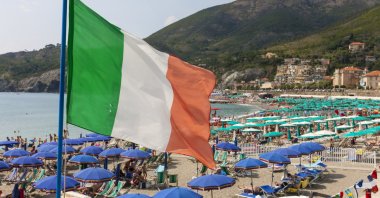 A beach in Levanto, Italy, in this undated file photo. (Getty Images, File Photo)