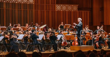 The Turkish National Youth Philharmonic Orchestra (TYPO) during a performance. (Photo courtesy of Sabancı Foundation)