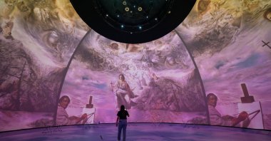 In the new Dali Dome, visitors in Florida will be able to immerse themselves in surrealism, Florida, U.S., Aug. 2, 2023. (dpa Photo)