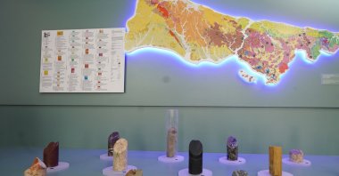 The works exhibited at "Tomorrow’s Earthquake-Resilient Cities," Istanbul, Türkiye, Aug. 15, 2023. (Photo courtesy of Boğaziçi University)