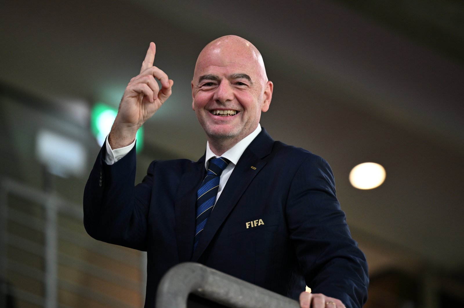 Gianni Infantino during the Women&#039;s World Cup round of 16 match between Australia and Denmark at Stadium Australia, Sydney, Australia, Aug. 07, 2023. (Getty Images Photo)