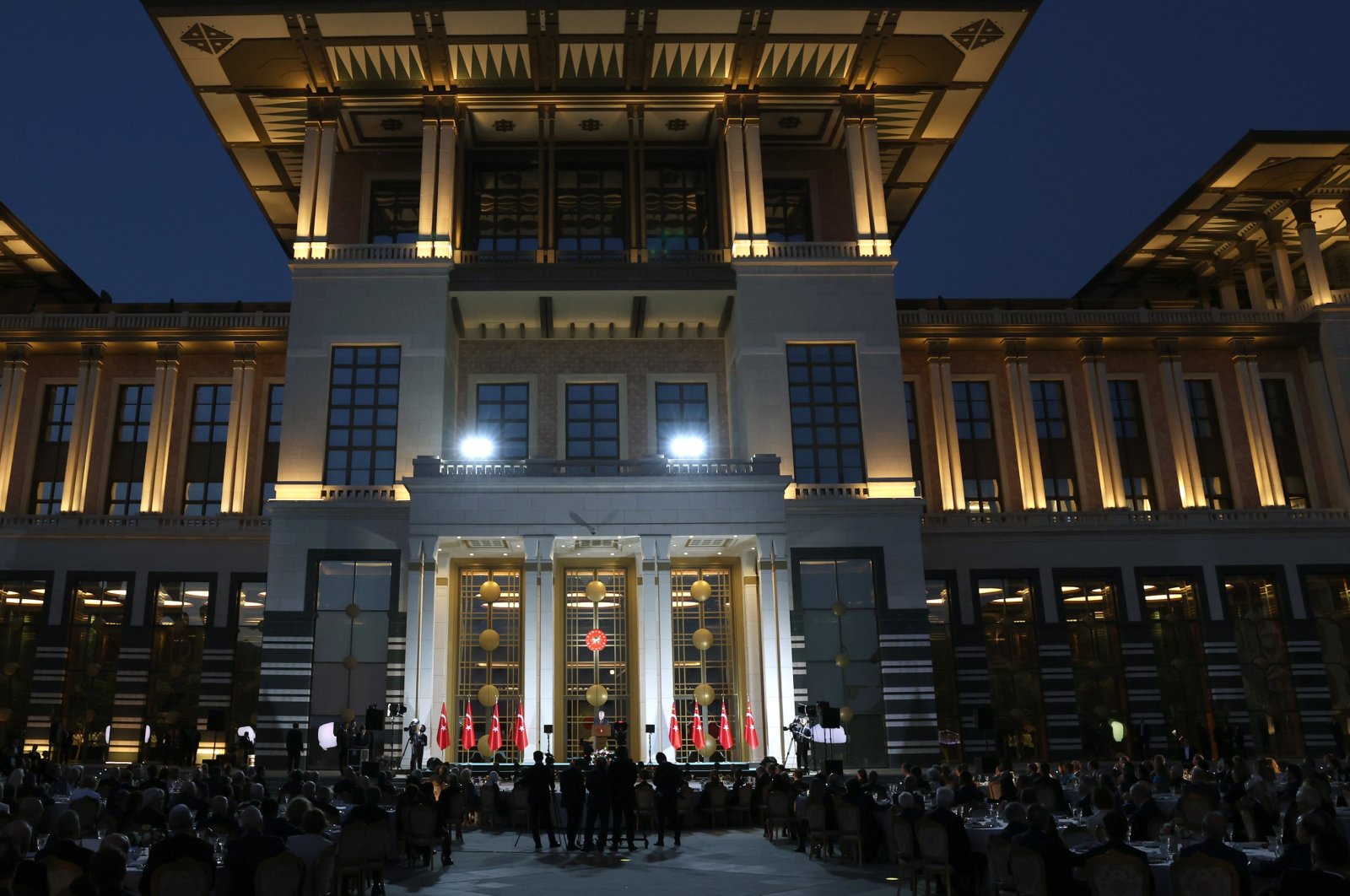 President Recep Tayyip Erdoğan speaks at an event in the capital Ankara, Türkiye, Aug. 8, 2023. (AA Photo)