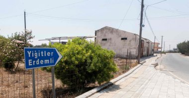This picture shows a view of Yiğitler (Arsos) village in Lefkoşa (Nicosia), Turkish Republic of Northern Cyprus, Aug. 21, 2023. (AFP Photo)