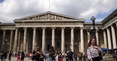 People visit the British Museum in London, U.K., Aug. 17, 2023. (EPA Photo)