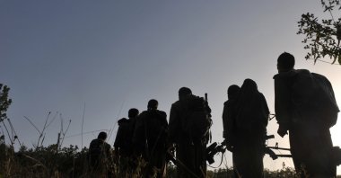PKK terrorists in the Qandil mountains in Iraq, June 22, 2013. (Shutterstock Photo)