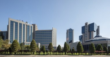 The International Business Center is seen in this undated photo, in Tashkent, Uzbekistan. (Getty Images Photo)