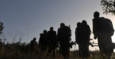 A view of PKK terrorists in Qandil mountain, Iraq, June 22, 2013. (Shutterstock Photo) 