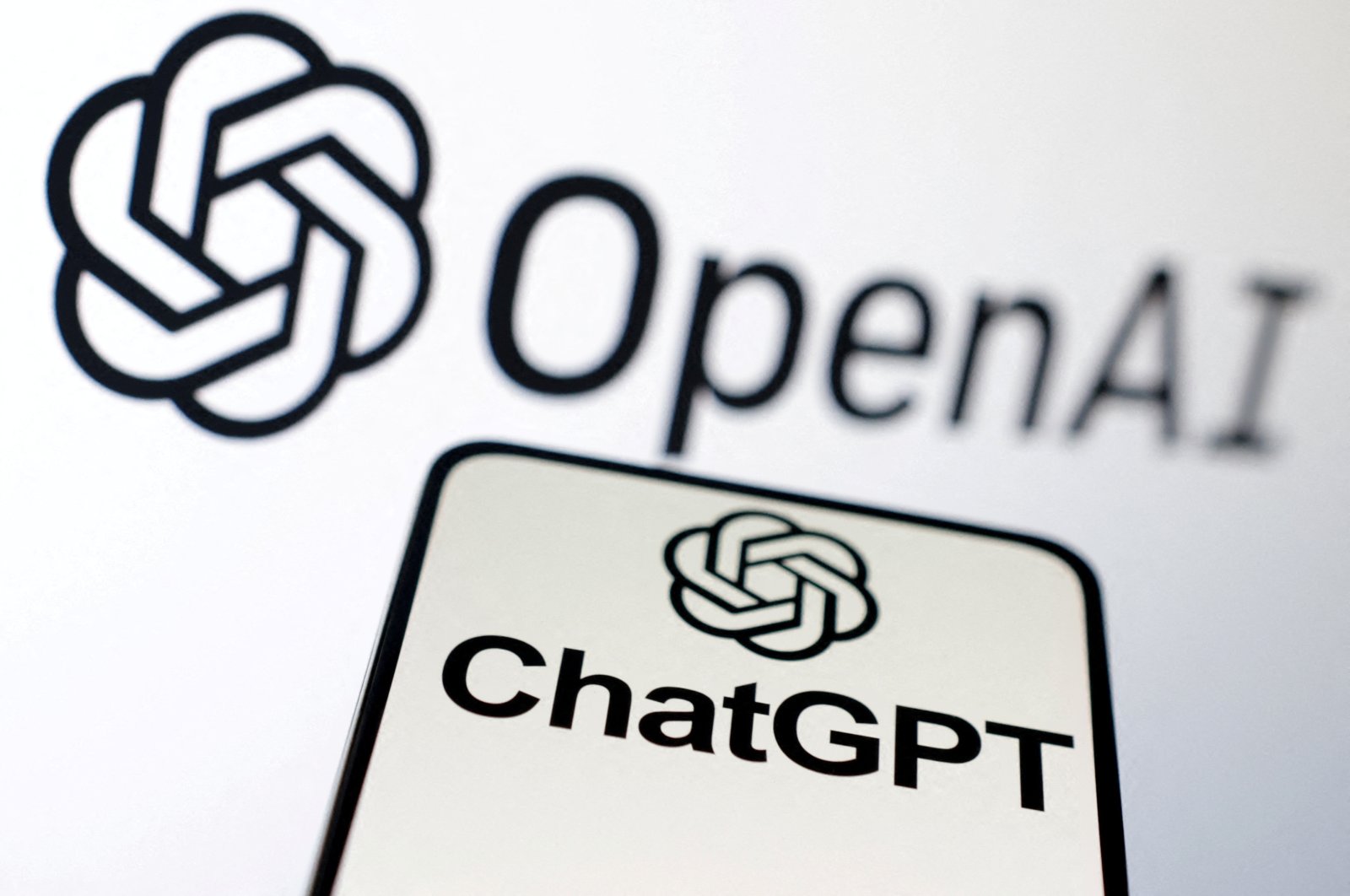 OpenAI and ChatGPT logos are seen in this illustration taken on Feb. 3, 2023. (Reuters Photo)