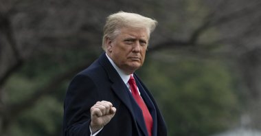 U.S. President Donald Trump departs the White House in Washington, D.C., U.S., Dec. 12, 2020. (AFP File Photo)