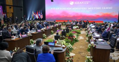 A general view of ASEAN Foreign Ministers Meeting, in Jakarta, Indonesia, Sept. 4, 2023. (Reuters Photo)