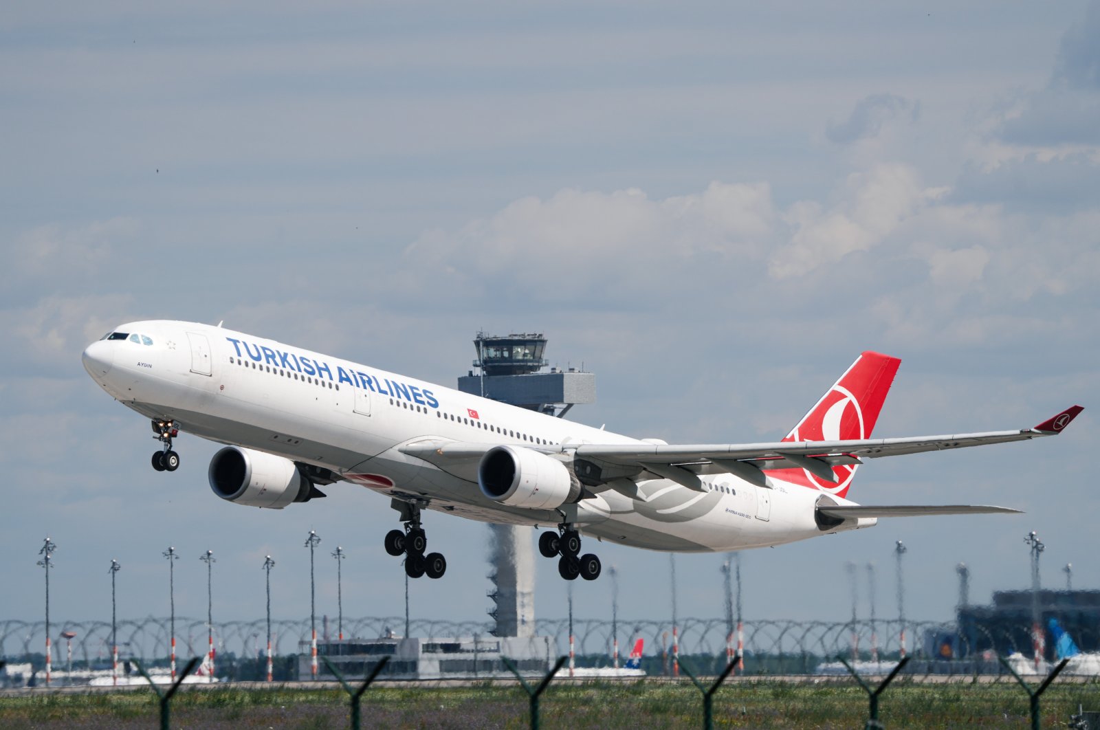 An Airbus A330-300 of Turkish Airlines takes off at Berlin Brandenburg Airport, Berlin, Germany, July 13, 2023. (Reuters Photo)