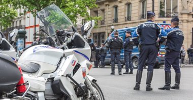French police cars blocking a street in Paris, May 21, 2015. (Shutterstock File Photo)
