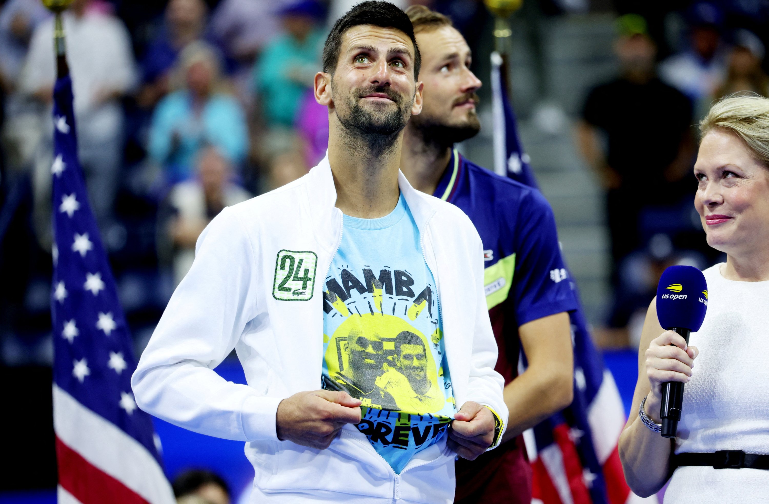 Djokovic Honors Kobe Bryant With 'Mamba Forever' Shirt - The New