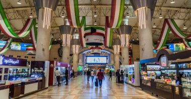 Interior of Kuwait International Airport is seen in this photo taken on March 19, 2017. (Shutterstock Photo)