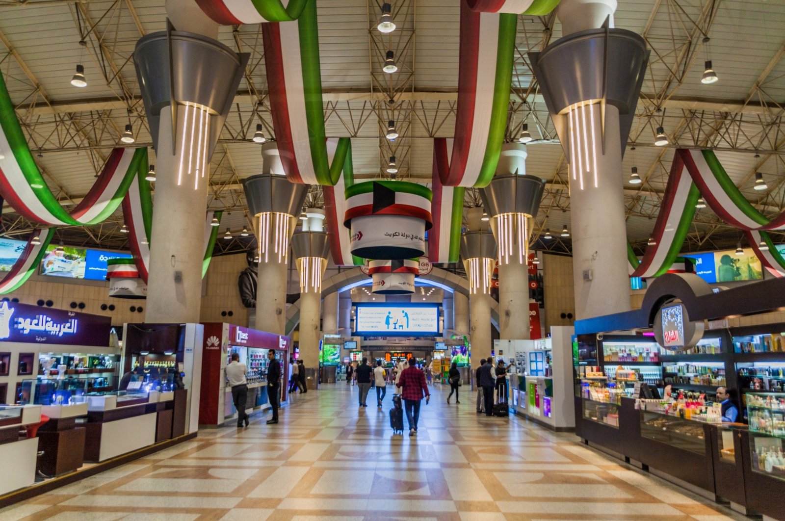 Interior of Kuwait International Airport is seen in this photo taken on March 19, 2017. (Shutterstock Photo)