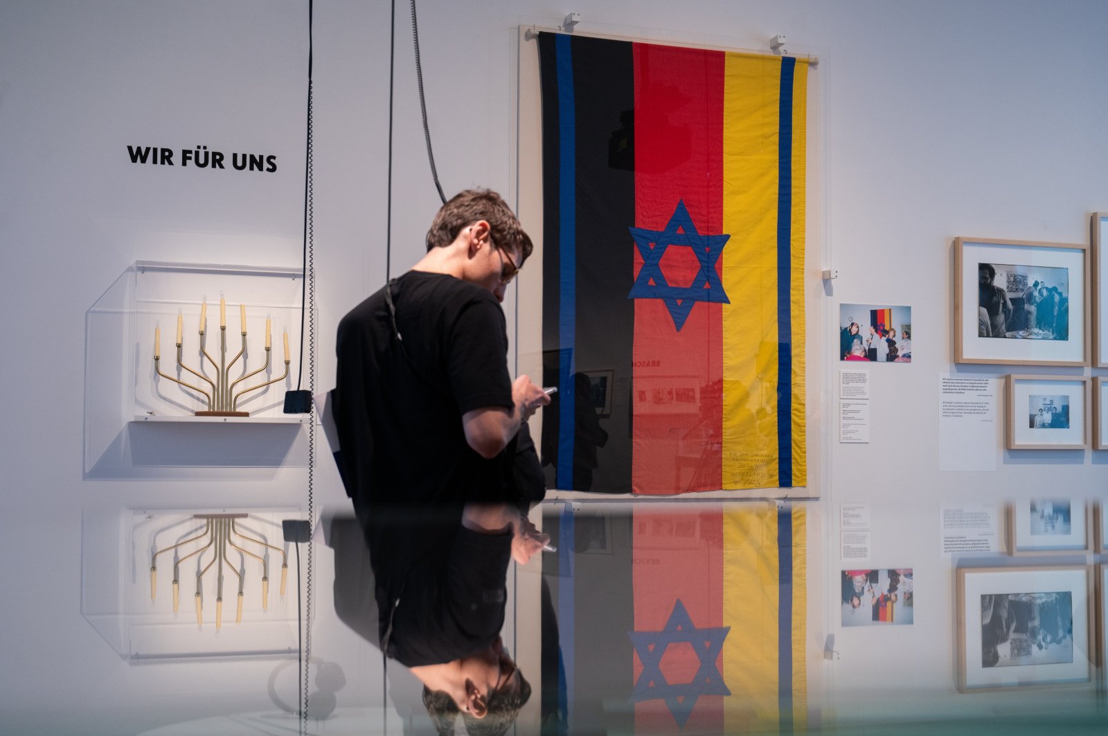 &quot;Another Country&quot;, an exhibition at Berlin&#039;s Jewish Museum, examines the &quot;hope and frustration&quot; Jews experienced behind the wall in the GDR, a country with an antifascist self-image. (dpa Photo)