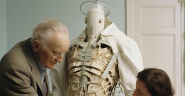 An artwork from the "Phantasmagoric Fables" series by Pelin Kaçar. (Photo courtesy of Mamut Art)