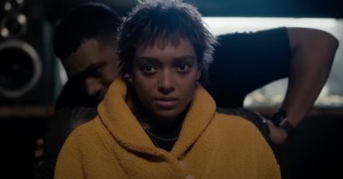 A still shot taken from "Talk to Me" shows Sophie Wilde as Mia.