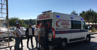 Emergency teams are seen at the Turkish Hard Coal Institution (TTK) mine in Zonguldak, Türkiye, Sept. 13, 2023. (AA Photo)