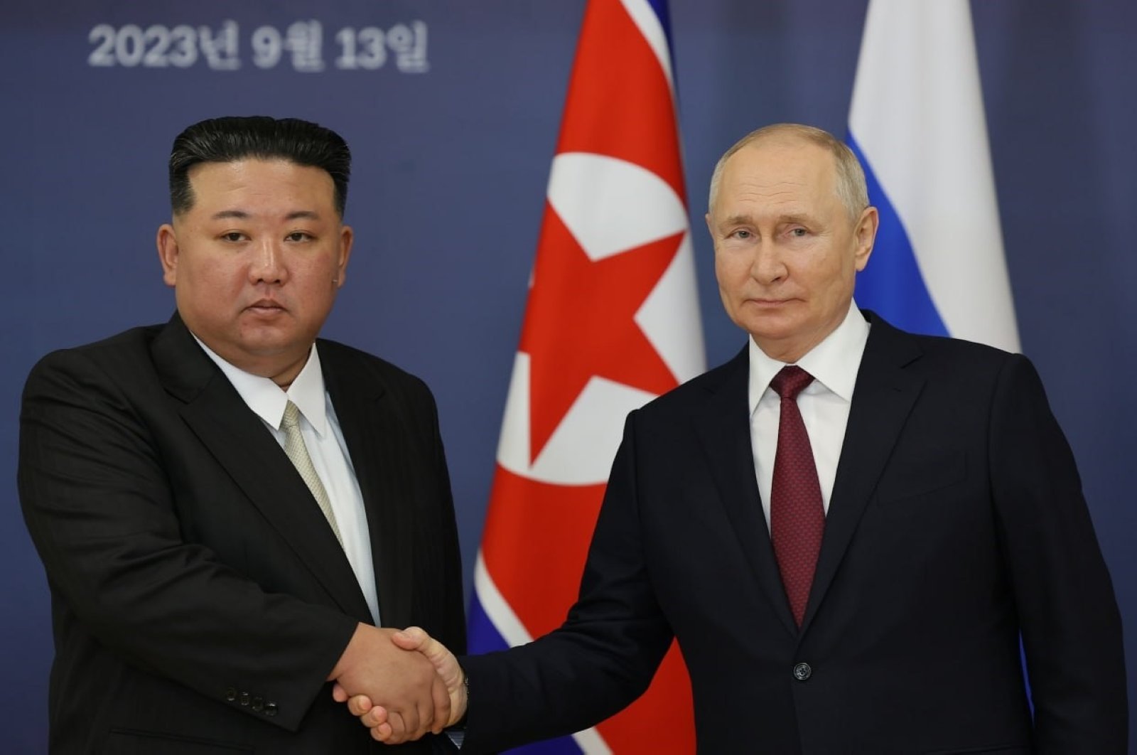 Visiting Kim voices full support for Putin in ‘sacred fight’