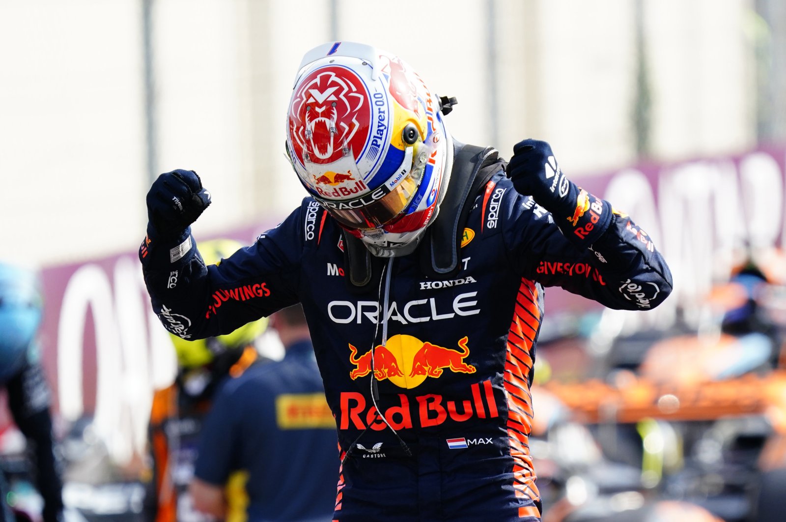 Max Verstappen of Red Bull Racing after the F1 Italian Grand Prix at Autodromo Nazionale di Monza, Monza, Italy, Sept. 3, 2023. (Getty Images Photo)