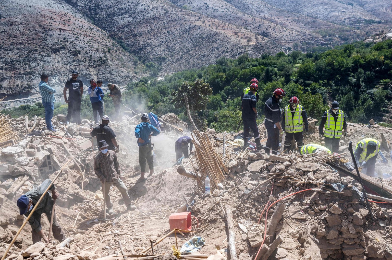Morocco rescuers look for bodies in quake-hit mountain villages