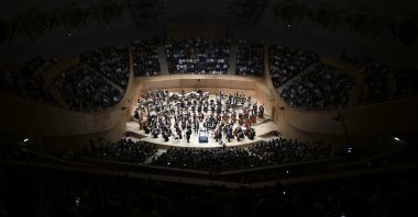 A concert of Jamal Aliyev is seen as part of the Başkent Culture Road Festival, Ankara, Türkiye, Sept. 16, 2023 (AA Photo)