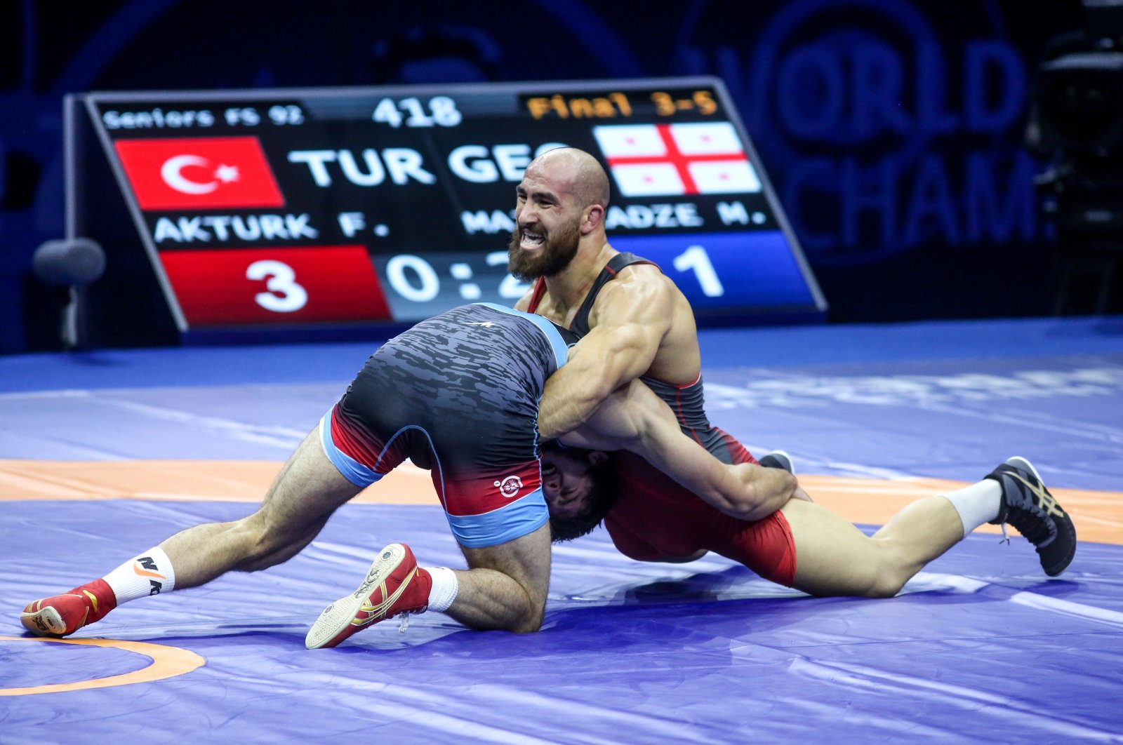 Türk güreşçi Aktürk, Dünya Şampiyonası’nda 200’üncü madalyayı kazandı