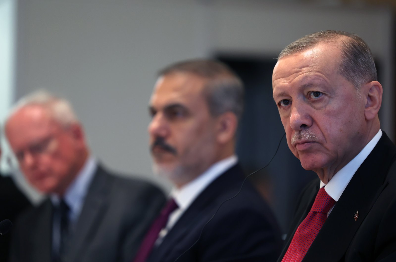 President Recep Tayyip Erdoğan attends an event in New York, U.S., Sept. 18, 2023. (İHA Photo)