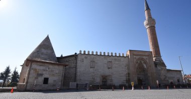 Eşrefoğlu Mosque of Beyşehir district in central Konya province has been added to UNESCO&#039;s World Heritage List, Konya, Türkiye, Sept. 19, 2023. (AA Photo)
