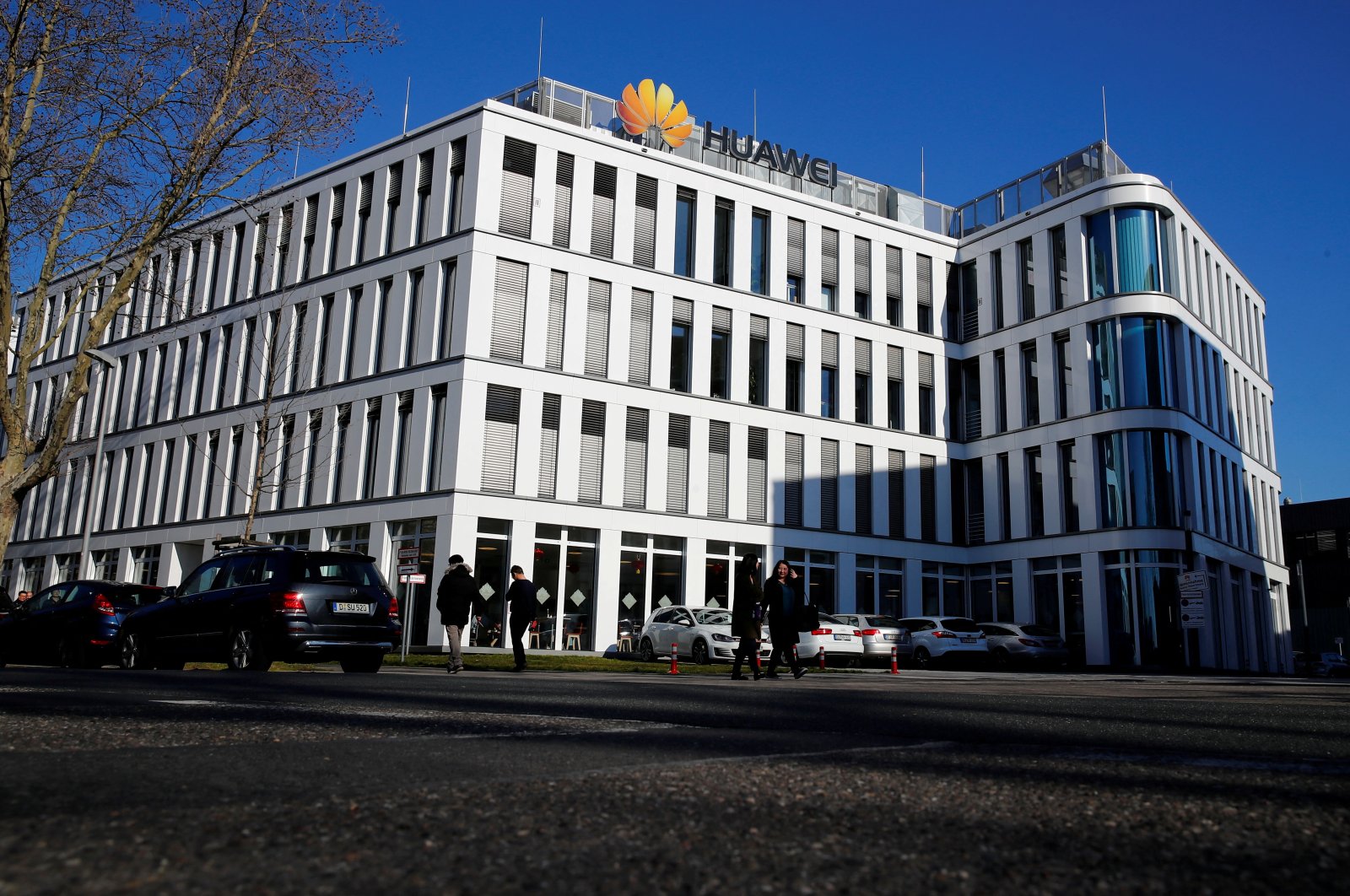 General view of the German headquarters of China&#039;s telecommunications giant Huawei Technologies in Duesseldorf, Germany, Feb. 18, 2019. (Reuters Photo)