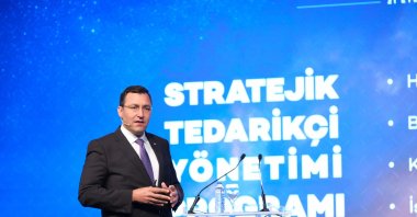 Roketsan Head Murat Ikinci is seen at the Strategic Partnership Summit in Ankara, Türkiye, Sept.21, 2023 (Courtesy of Roketsan)