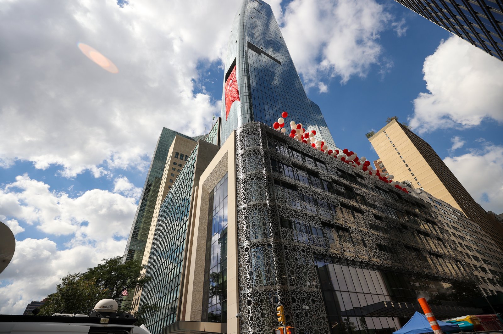 The photo shows the Turkish House (Türkevi) as it is known in Turkish, located right across from the headquarters of the United Nations in New York City, U.S., Sept. 21, 2021. (AA Photo)

Sept. 