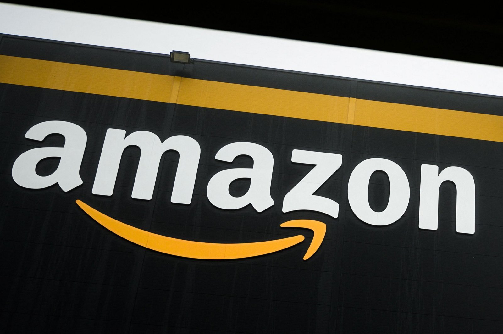 The logo of Amazon is seen in a picture taken on, Paris, France, Oct. 22, 2019. (AFP Photo)