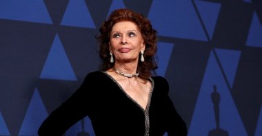 Sophia Loren arrives at the 2019 Governors Awards - Arrivals - Hollywood, California, U.S., Oct. 27, 2019. (Reuters Photo)