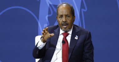 Somalia's President Hassan Sheikh Mohamud participates in a Peace, Security and Governance Forum during the U.S.-Africa Leaders Summit 2022 in Washington, Tuesday, Dec. 13, 2022. (AP File Photo)