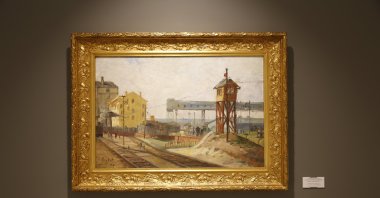 &quot;Alsancak Station, Izmir&quot; by Şevket Dağ. (Photo courtesy of Bozlu Art Project)