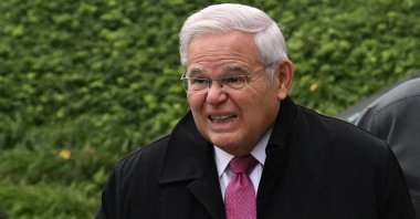 U.S. Sen. Robert Menendez in Union City, New Jersey, U.S., Sept. 25, 2023. (Reuters Photo)