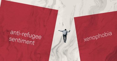 "It is widely acknowledged that Türkiye had not, until the recent decade, experienced a substantial influx of immigrants or refugees. However, a seismic shift occurred in the past decade, as conflicts and warfare along Türkiye's southern border compelled millions to abandon their homelands." (Illustration by Büşra Öztürk)