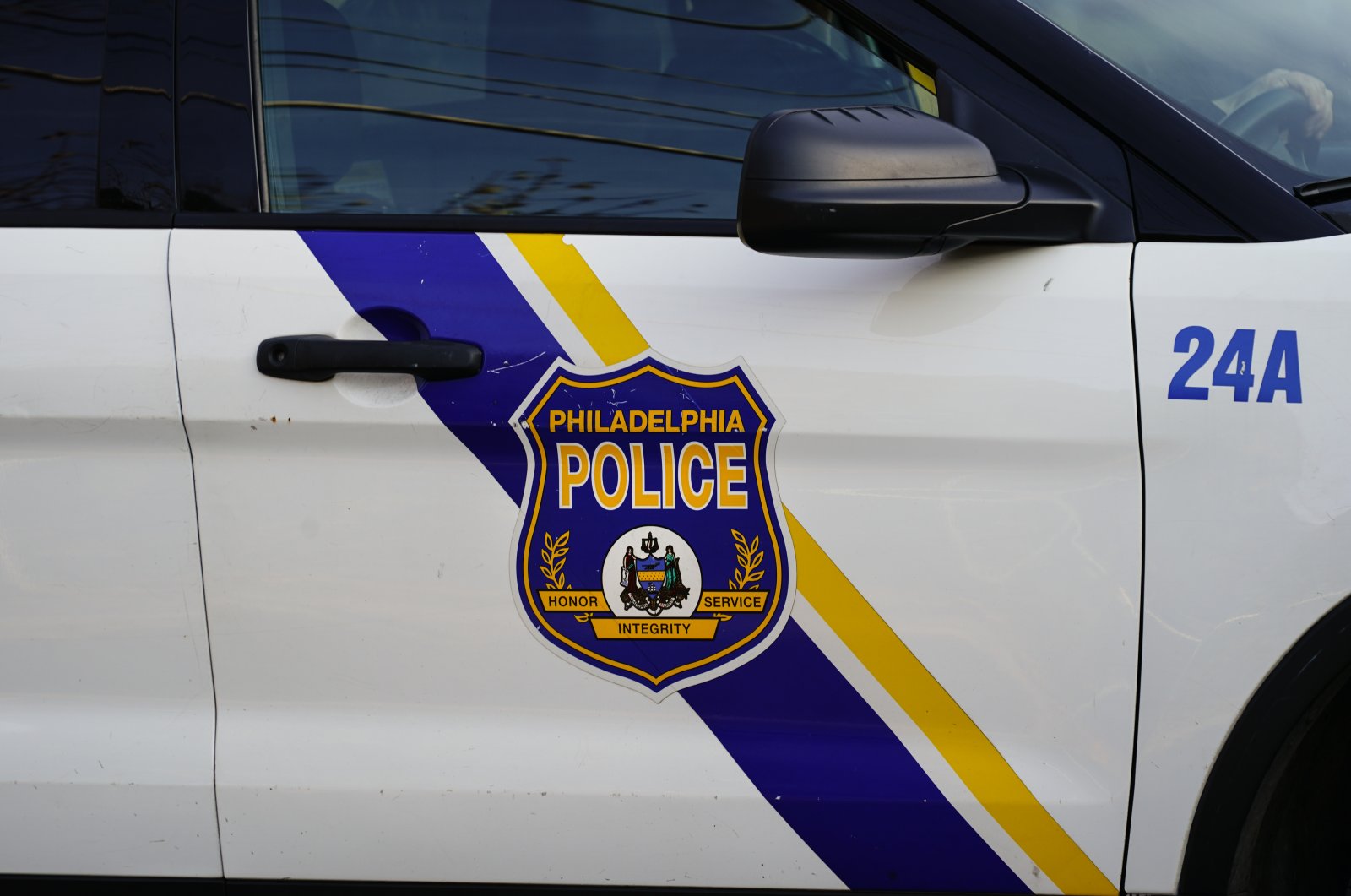 A police vehicle is seen in Philadelphia, U.S., Dec. 1, 2021. (AP Photo)