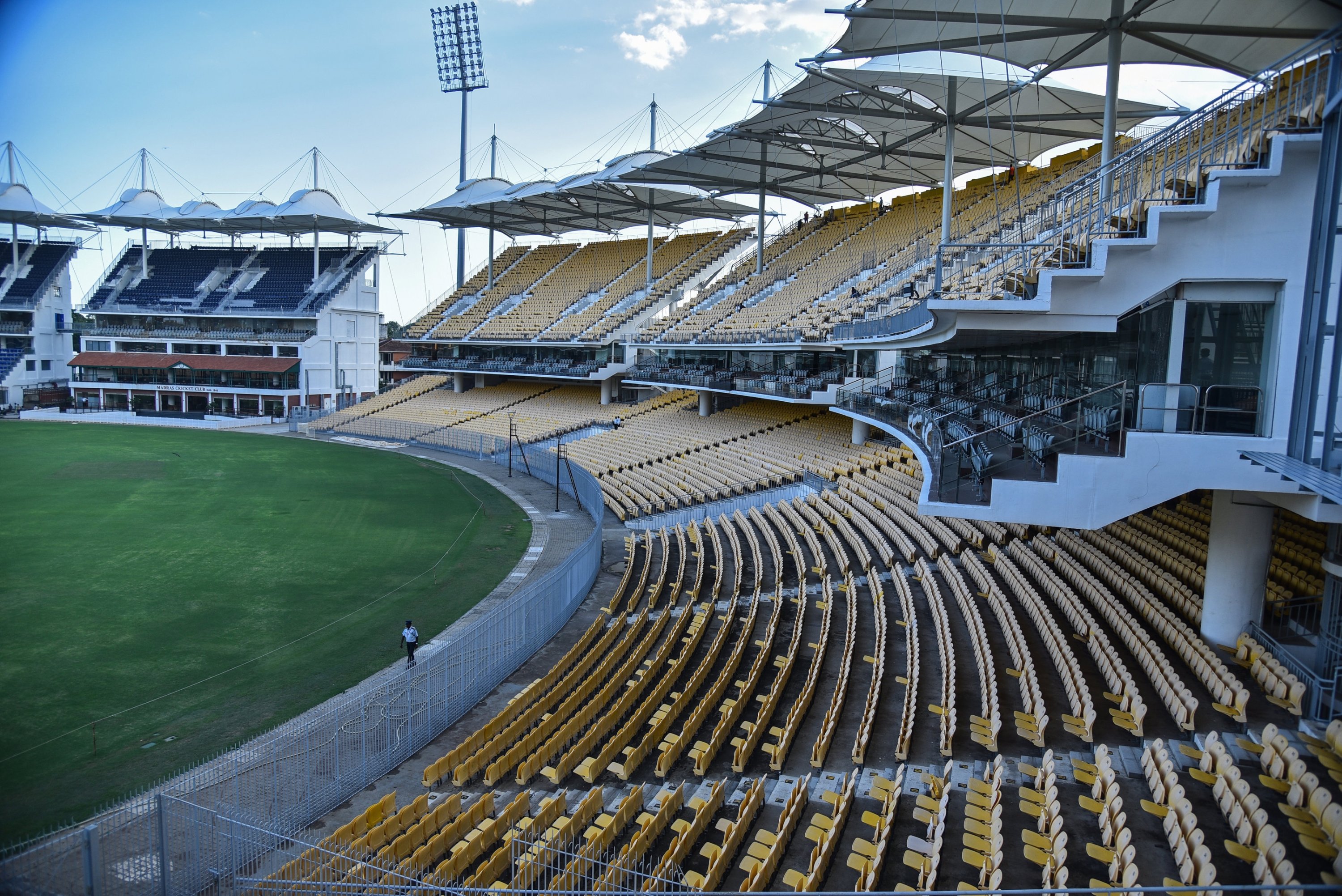 A view of the M. A. Chidambaram Stadium in Chennai, India, Sept. 15, 2023. (EPA Photo)