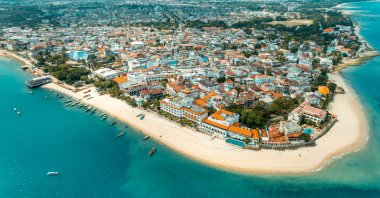 An aerial view of Zanzibar Island in Tanzania. (Shutterstock Photo)