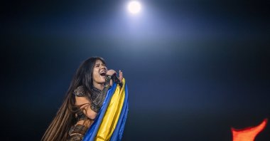 Ukrainian singer Ruslana during a performance. (Photo courtesy of Ruslana)