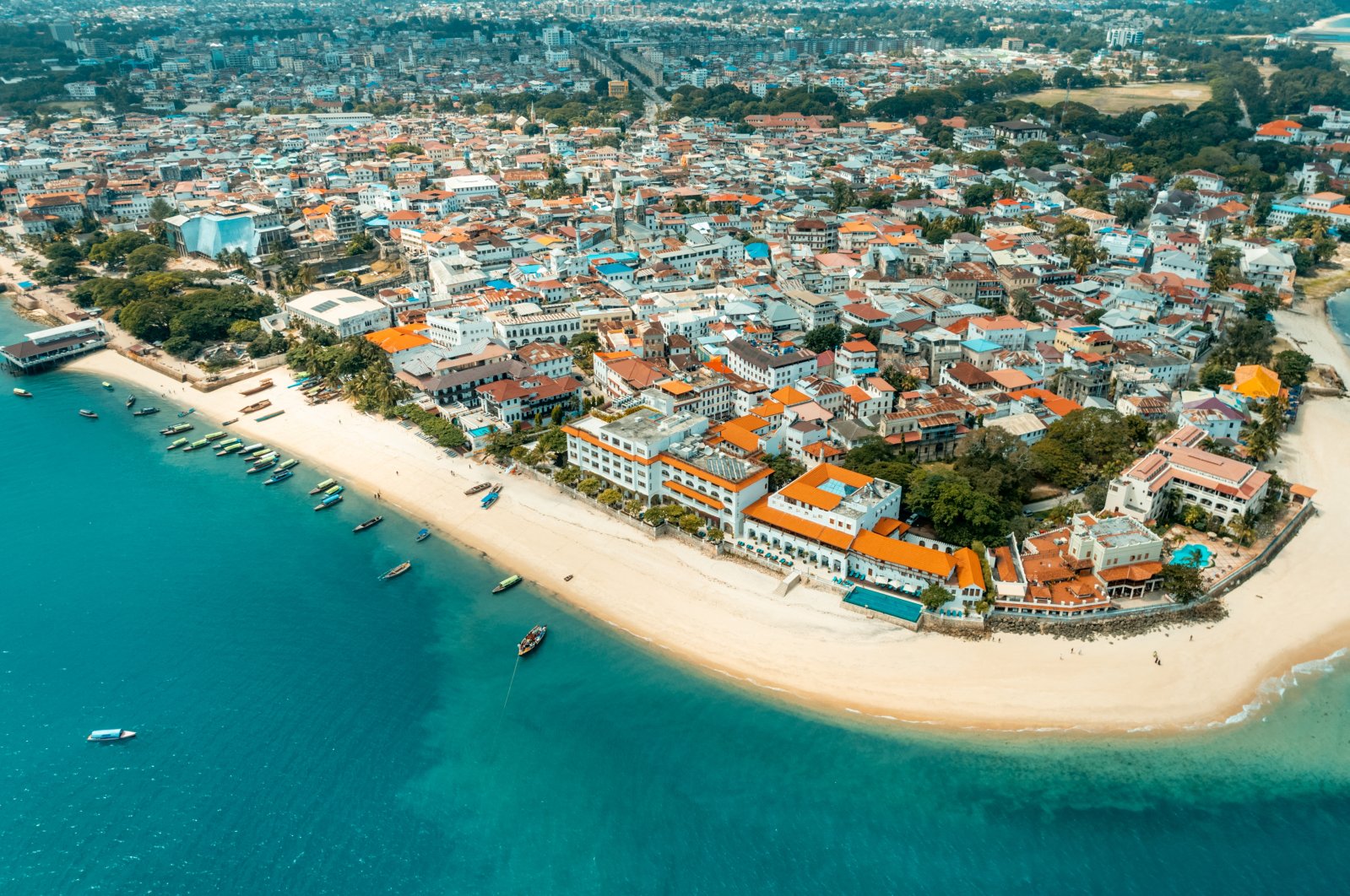 An aerial view of Zanzibar Island in Tanzania. (Shutterstock Photo)