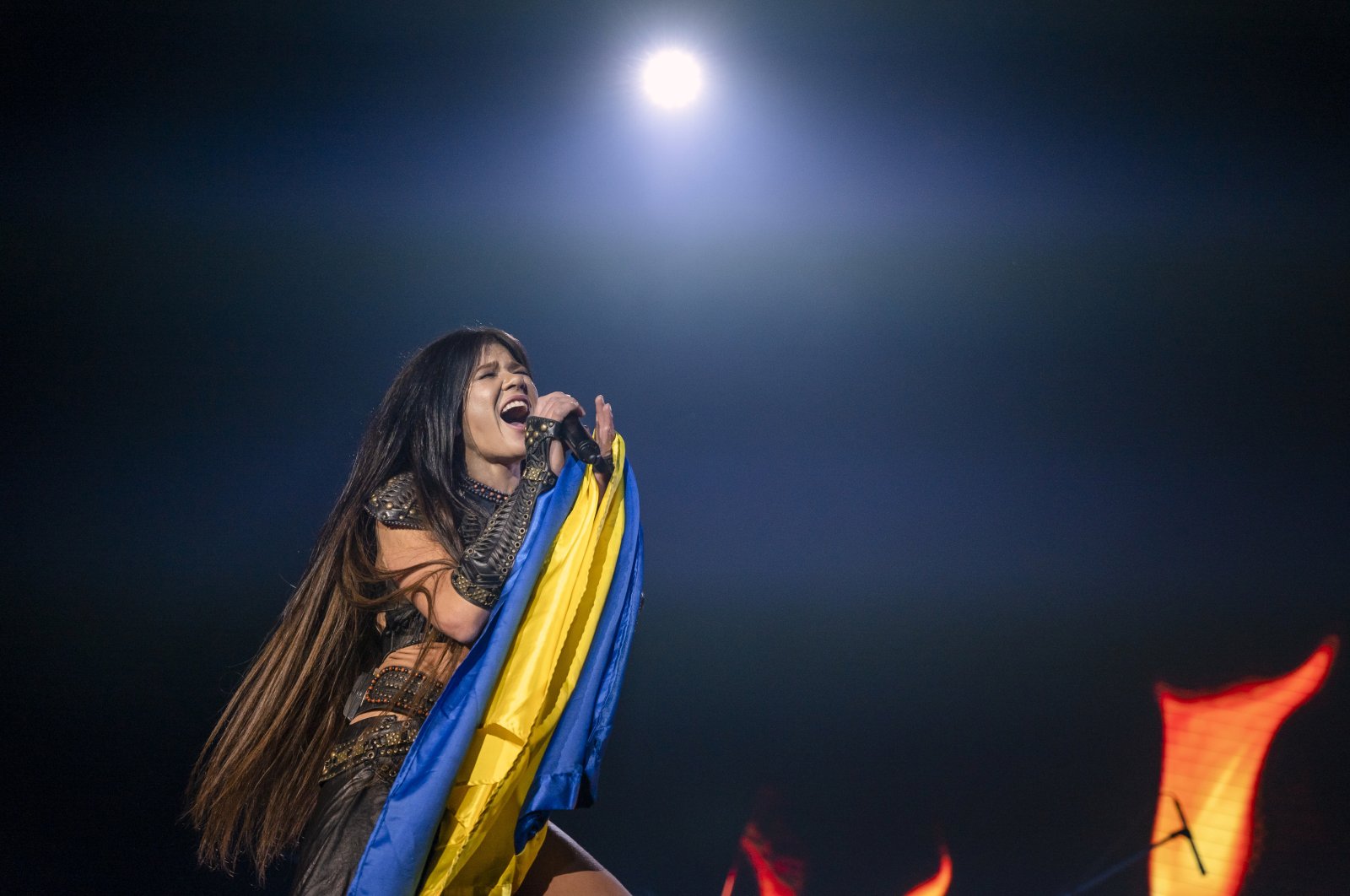 Ukrainian singer Ruslana during a performance. (Photo courtesy of Ruslana)