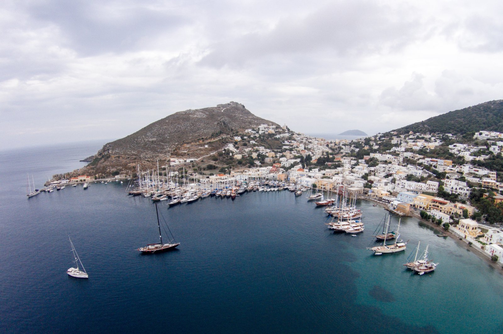 A view of the Bodrum Cup held in Leros Island, Greece, Oct. 21, 2015. (Getty Images Photo)