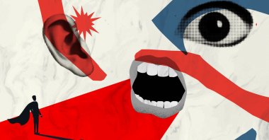 "Today, readers no longer criticize, and papers do not seem to be bothered. It appears a maladaptation of the Fourth Estate that we have always praised." (Illustration by Büşra Öztürk)