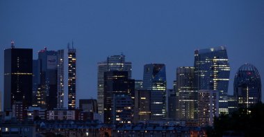 A view shows skyscraper office properties at La Defense business and financial district near Paris, France, June 26, 2023. (Reuters Photo)