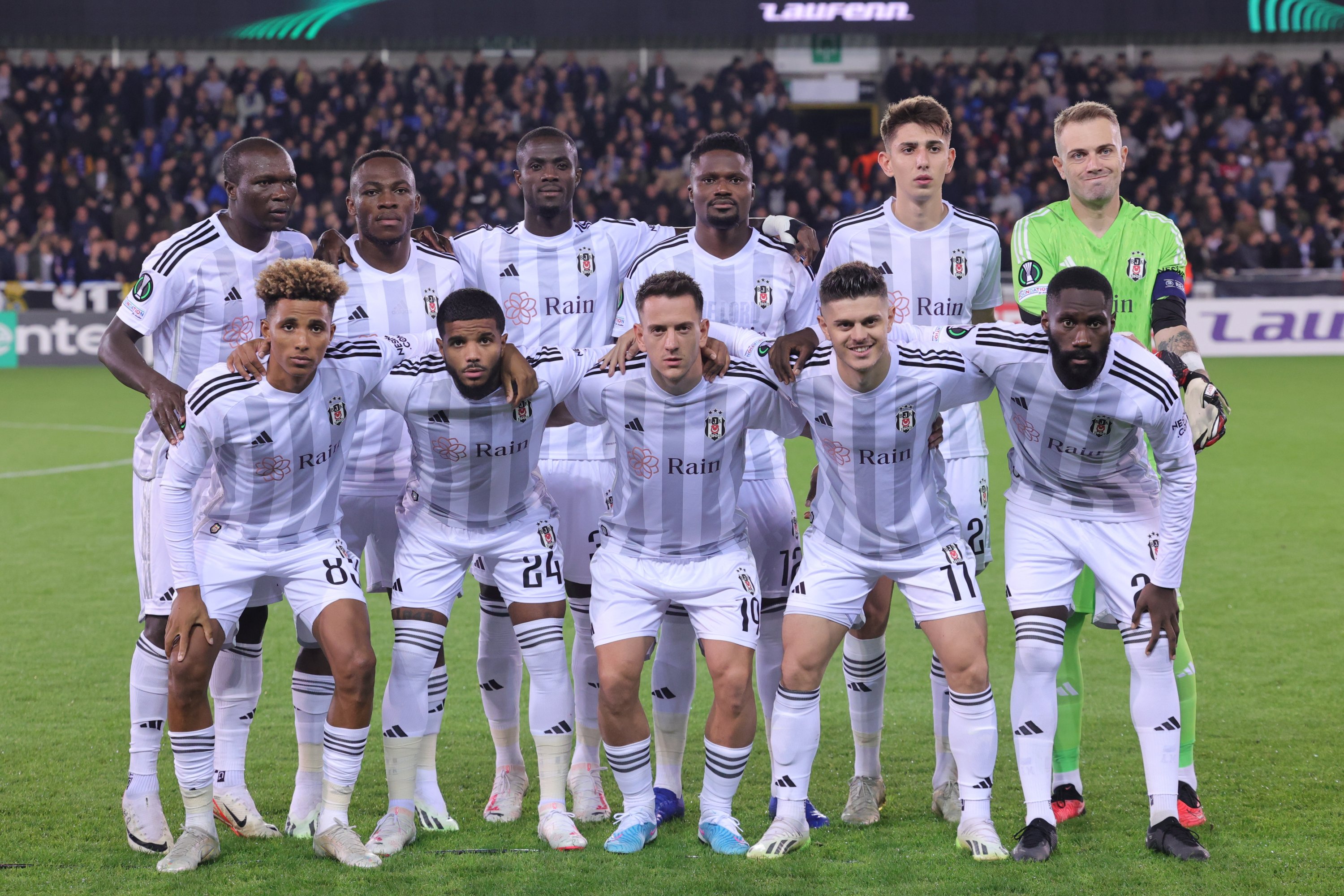 Team of Besiktas during the UEFA Europa Conference League 2023/24