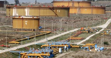 A general view of oil tanks at the port of Ceyhan, run by state-owned Petroleum Pipeline Corporation (BOTAŞ), some 70 km (43.5 miles) from Adana, southern Türkiye, Feb. 19, 2014. (Reuters Photo)